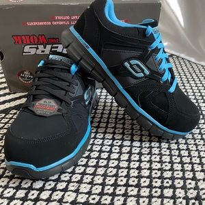 Skechers Synergy Sandlot Alloy Toe Safety Work Shoe
